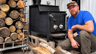 Wir erwecken einen alten Fisher-Holzofen für unsere kalten Winter in Alaska zu n