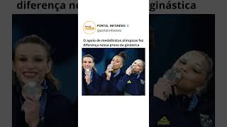 O apoio de medalhistas olímpicas fez diferença nessa prova da ginástica #esporte