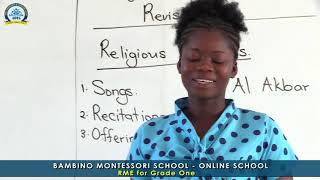 RME  GRADE 1 [REVISION]