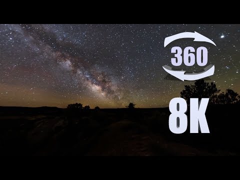 Twelve hours at Grand Staircase-Escalante (8K 360 sunrise to sunset time-lapse)