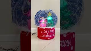 Video de Inflable navideño que nieva con luz led