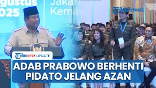Adab Prabowo Disorot, Minta Izin ke Menag, Ingin Lanjutkan Pidato Jelang Azan Magrib