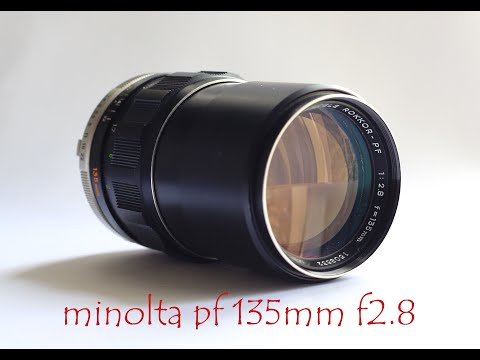 Minolta pf 135mm f2.8 vintage lens ,any good for the modern photographer?.#vintagelens