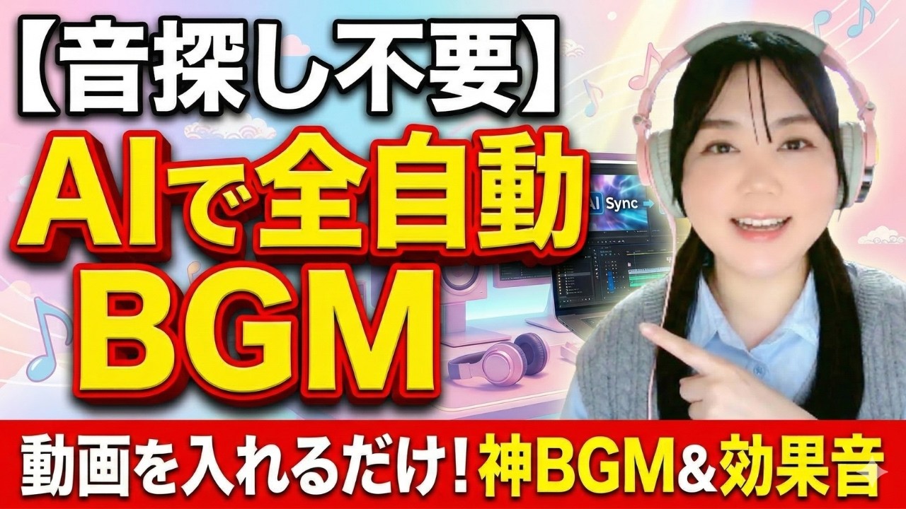 編集時間激減！ACE Studioで動画のBGM・効果音を自動生成