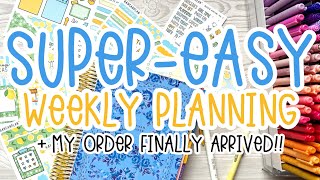 Plan With Me | Week 32 Spread & Bonus Erin Condren Unboxing (It FINALLY came!)