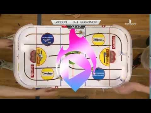 European Table Hockey Championship 2016: Veniamin Gerasimov (RUS) - Kevin Eriksson (FIN)