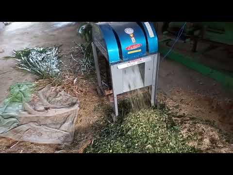 Dry grass chaff cutter machine