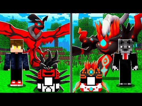 MEGA DARKRAI vs YVELTAL - LUCKY DARK PIXELMON MINECRAFT