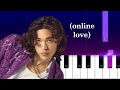 Conan Gray - (Online Love)  | Piano Tutorial