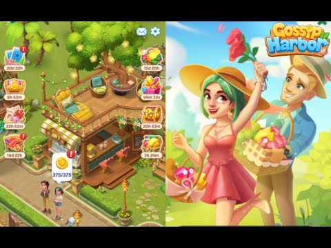 Gossip Harbor : Merge Game /  ☕ Day 142 Level 121-122 Part 142 #gossip #merge