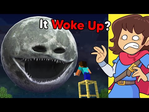 The Moon Wakes Up in Minecraft