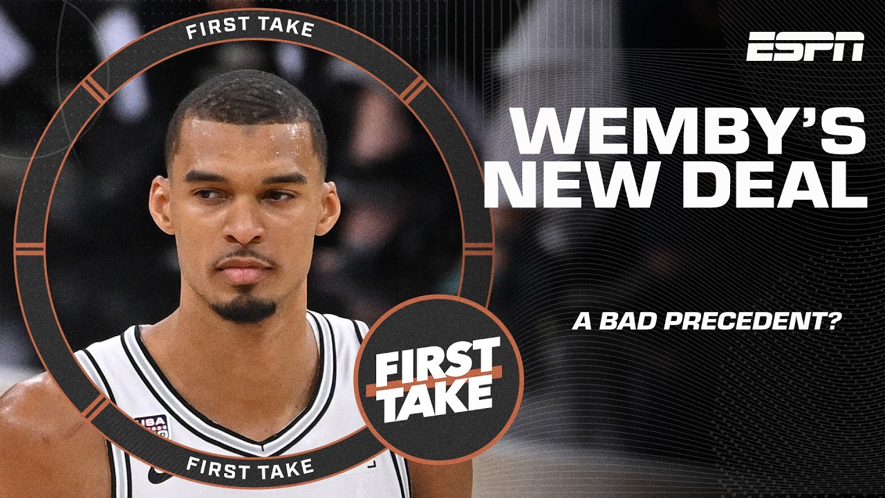Does Wemby's 5-year/$252M contract set a BAD PRECEDENT by leaving money on the table? 😨 | First Take