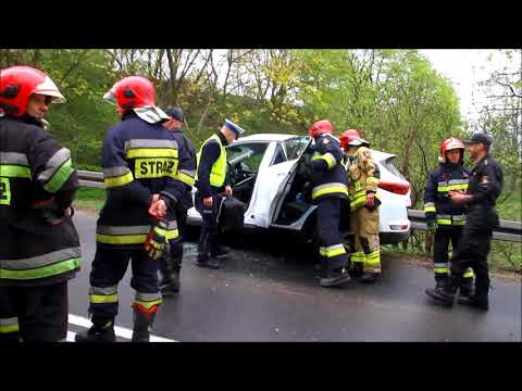 Kolizja czterech aut w Sampławie  gm.Lubawa