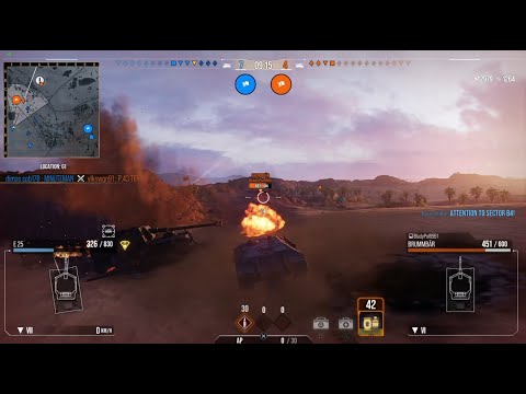 WOT CONSOLE PS4 / E 25 / Gameplay