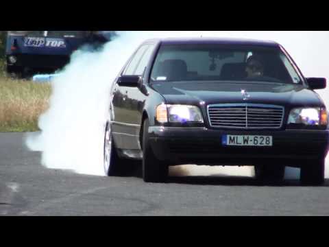 Mercedes S 600 V12 Biturbo 0-270km/h acceleration, and burnout || KO 860