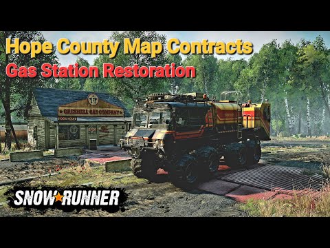 SnowRunner: Hope County Map Contracts - Gas Station Restoration