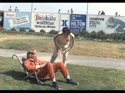 With James Hunt, 1974 California Grand Prix at OMS