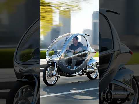 Прозрачный велосипед-пузырь