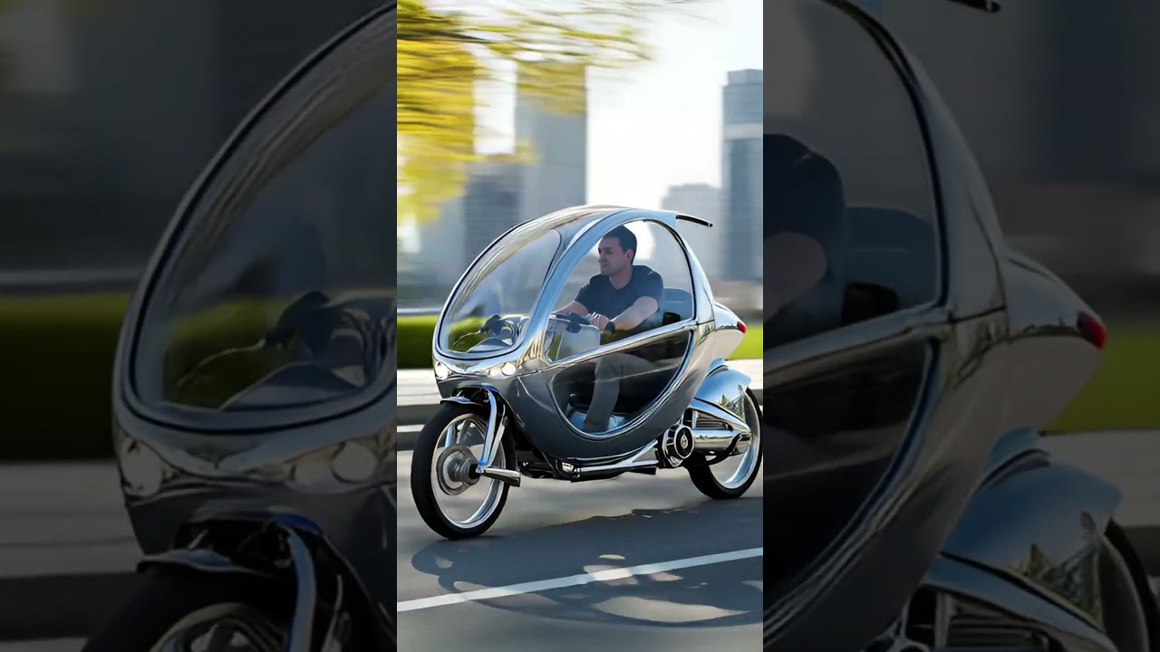 The Transparent Bubble Bike