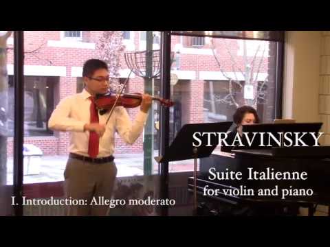 Stravinsky - Suite Italienne for Violin and Piano