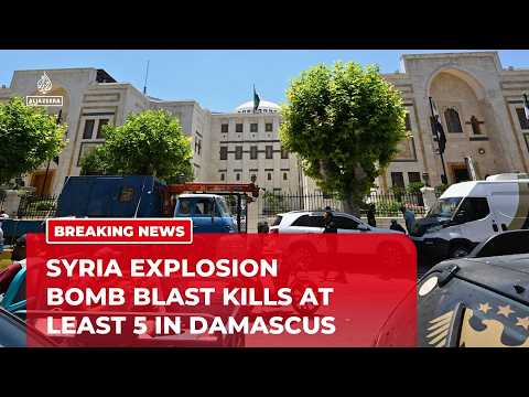 At least five killed in explosion inside busy Damascus cafe