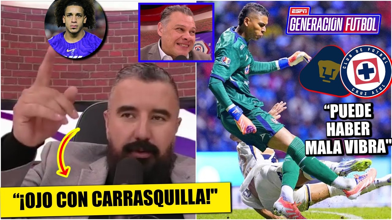 Álvaro Morales ADVIERTE a Carrasquilla que TENGA CUIDADO por MALA VIBRA en CRUZ AZUL | Generación F