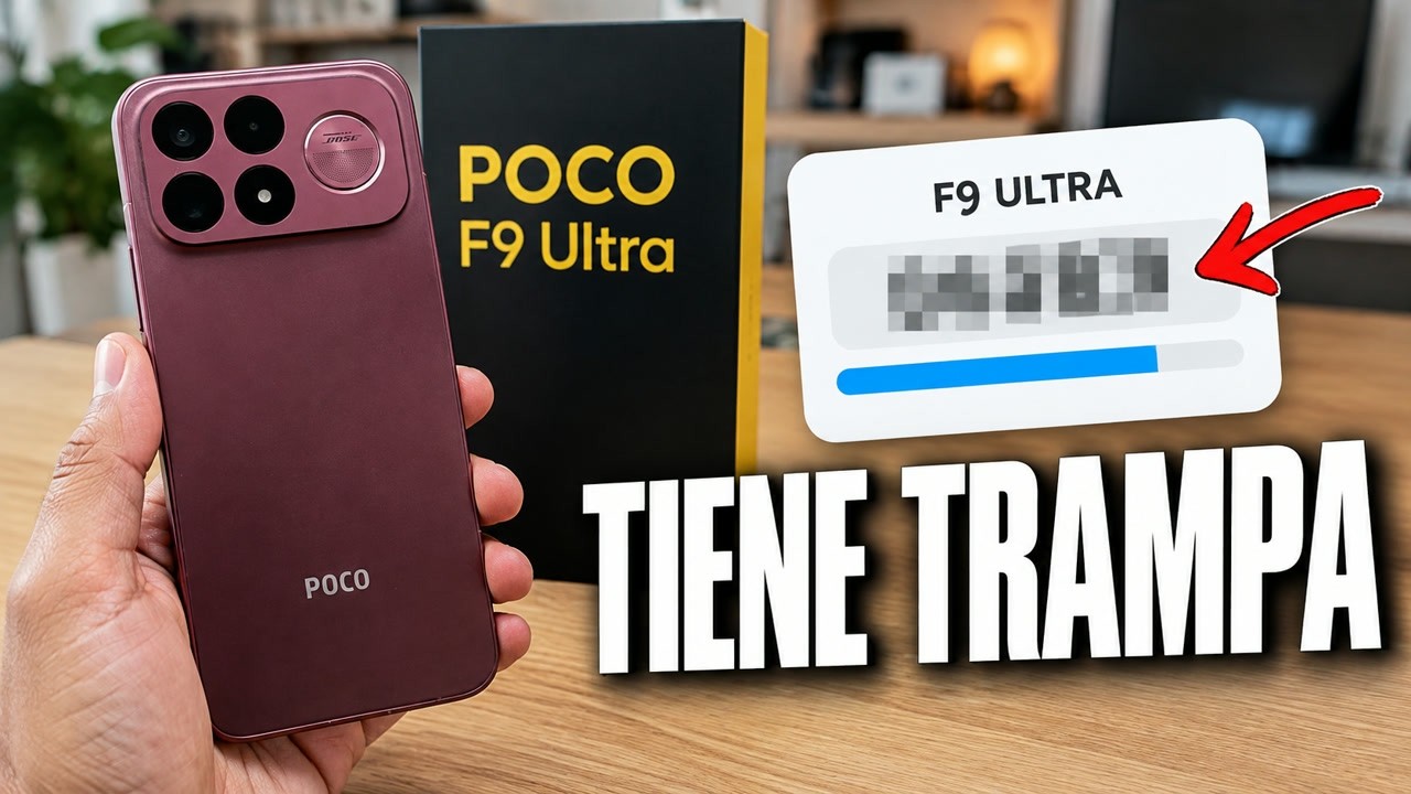 El POCO F9 Ultra tiene una TRAMPA que nadie te mostró 😳 mira esto antes de pagarlo