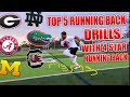 How to become a 4 Star Running back | Top 5 Drills with 4 Star Running Back|