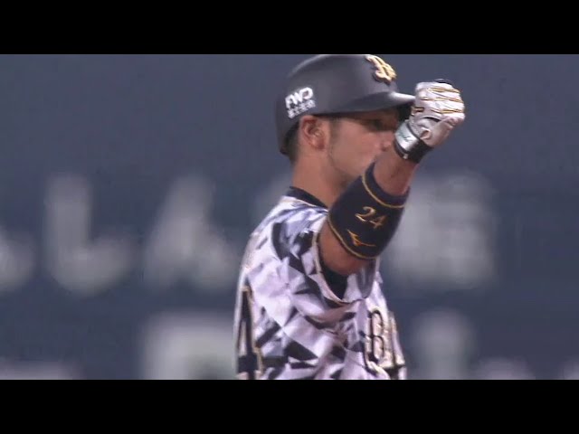 【4回裏】センター返し!! バファローズ・宮崎の2点タイムリーで同点に!! 2018/8/8 Bs-L