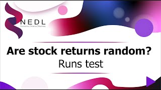 Do stock returns follow random walks? - Runs test (Excel)