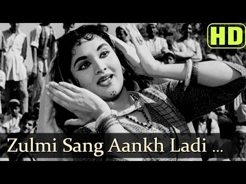 Zulmi Sang Aankh Ladi (HD) - Madhumati Songs - Dilip Kumar - Vyjayantimala - Lata Mangeshkar