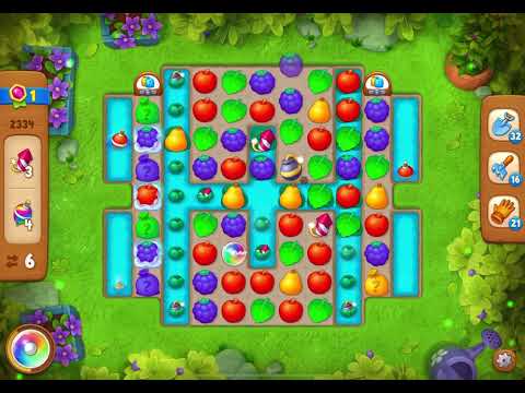 GardenScapes Level 2334 no boosters (18 moves)