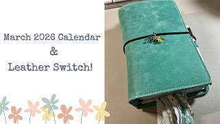 Planner Perfect || March 2026 Calendar Setup & TN Switch! || Juniper Wide TN