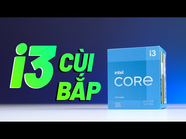 CPU Intel Core i3-10105F (3.7GHz turbo 4.4Ghz | 4 Nhân 8 Luồng | 6MB Cache | 65W)