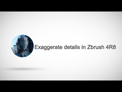 Easy Zbrush - Exaggerate Details in Zbrush 4R8 using Amp Detail by Ryan Kittleson