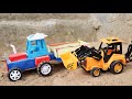 Dry Mini Tractor Trolly Vs Mini JCB Working Mini Creative