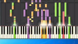 [Piano Tutorial Synthesia]Joan Osborne - The Ladder (ge)