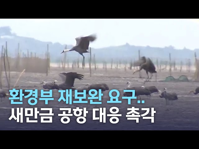 환경부 재보완 요구..새만금 공항 대응 촉각