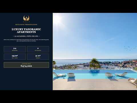Modern Luxury Apartments with Panoramic Sea & Golf Views in La Alcaidesa - Video