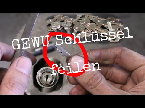 Kradwerk erklärt: Schlüssel für GEWU Schloss fertigen (Anleitung)