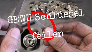 Kradwerk erklärt: Schlüssel für GEWU Schloss fertigen (Anleitung)