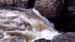 preview picture of video 'November River Braan Rumbling Bridge Perthshire Highlands Scotland'
