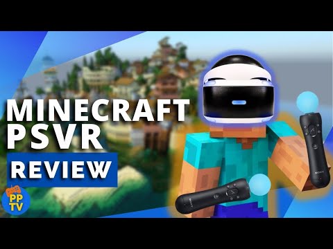 Minecraft VR PSVR Gameplay Review | PS4/PSVR | Pure Play TV