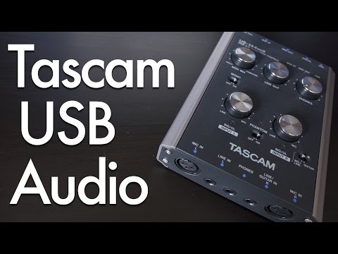 TASCAM US-122 MKII USB Audio Interface 2010s - Black image 11