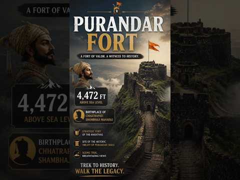 Purandar Fort Trek | Birthplace of Sambhaji Maharaj | 4472 Ft Above Sea Level | Maharashtra