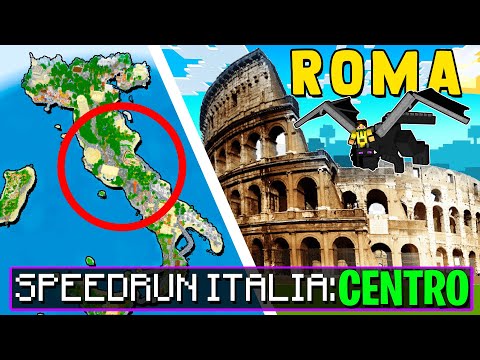 MINECRAFT SPEEDRUN NELLA MAPPA DELL'ITALIA [CENTRO] #2