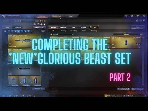 CrossFire West: Completing the *NEW* Glorious Beast Set | Garnet Crate Opening | PART 2