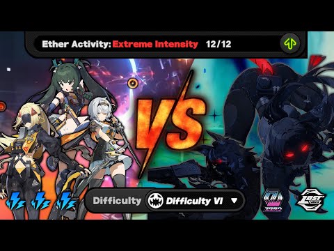 Qingyi, Trigger and Anby vs Jane & Mors - ZZZ Lost Void - Difficulty 6 - Ether activity 12/12
