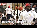 LeBron James CRAZY DUNKS During Bronny S Pre Game Warm Ups SHUTS THE GYM DOWN