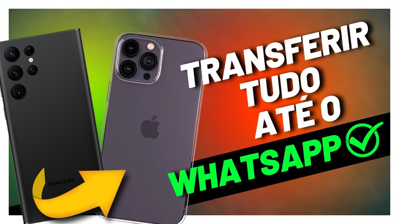 Como Transferir TODOS arquivos de um ANDROID para IPHONE, CONVERSAS DO WHATSAPP PASSO A PASSO 2023